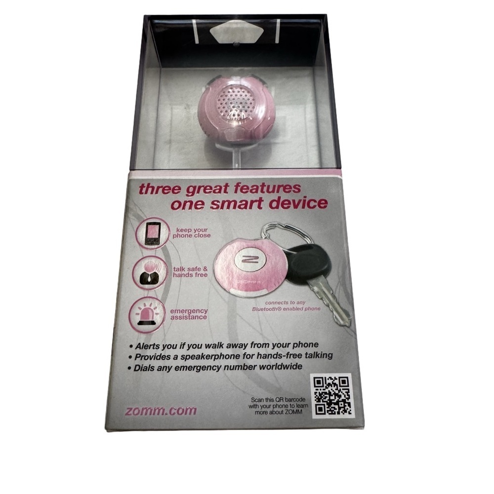 Zomm Wireless Leash Alarming Smart Bluetooth Safety Device Pink New in Box NWOT - Picture 4 of 6